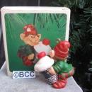 hallmark 1983 Thimble Elf Cupcake 6th In Series Christmas Ornament