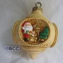 Hallmark 1983 Santa's On His Way 4 Scenes Christmas Ornament