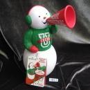 Hallmark 2012 Christmas Cheers Snowman Motion Activated Singing Cheerleader Snowman