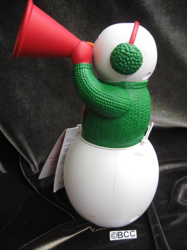 Hallmark 2012 Christmas Cheers Snowman Motion Activated Singing Cheerleader Snowman