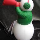Hallmark 2012 Christmas Cheers Snowman Motion Activated Singing Cheerleader Snowman