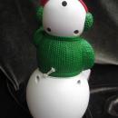 Hallmark 2012 Christmas Cheers Snowman Motion Activated Singing Cheerleader Snowman