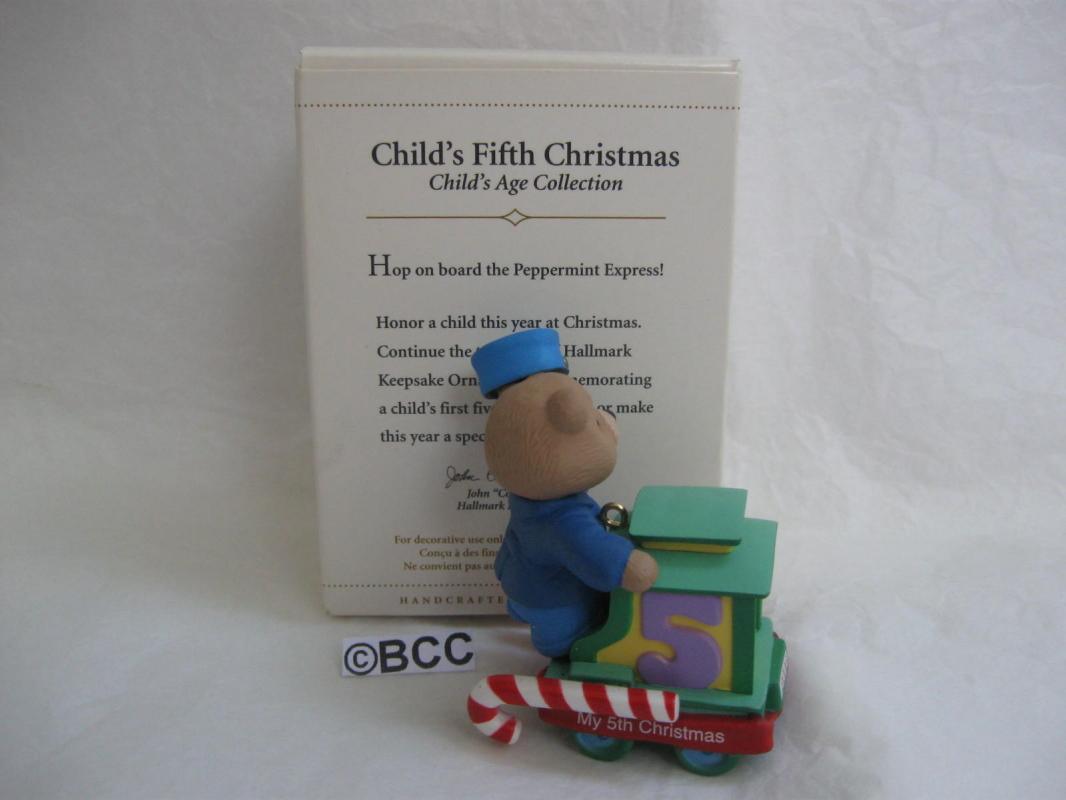 Hallmark 2006 Child's Fifth Christmas Ornament