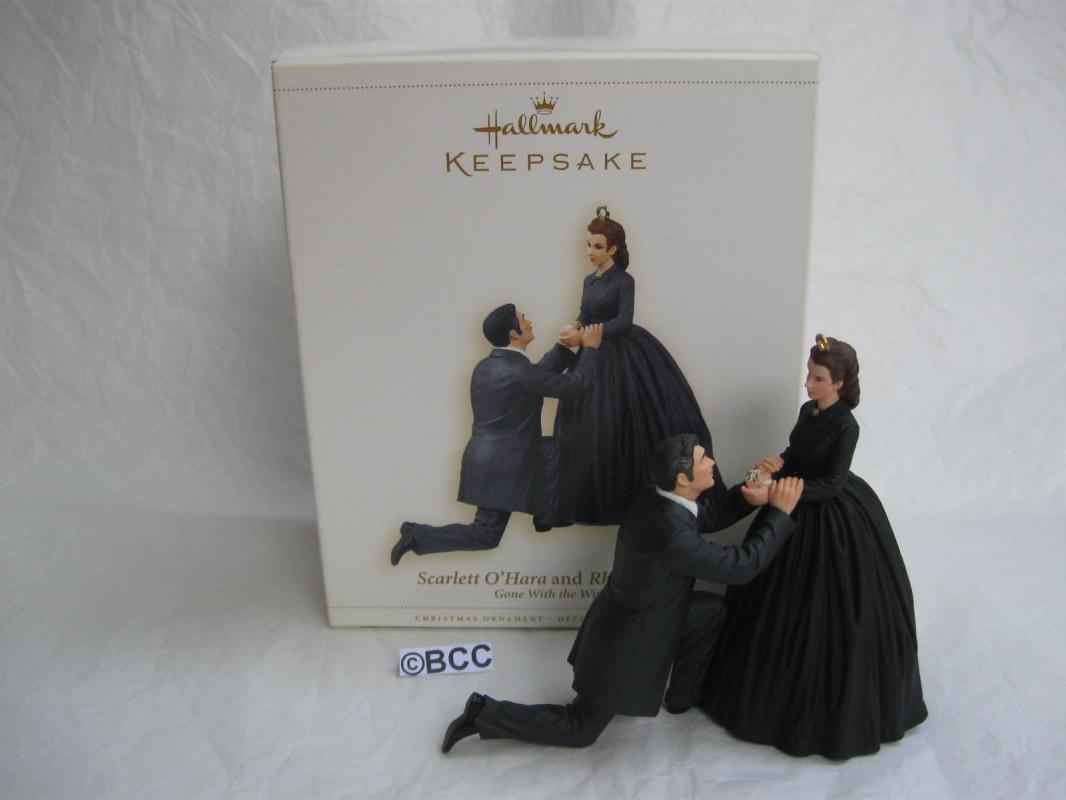 Hallmark 2006 Scarlett & Rhett Marry Me Gone With The Wind Christmas Ornament GWTW