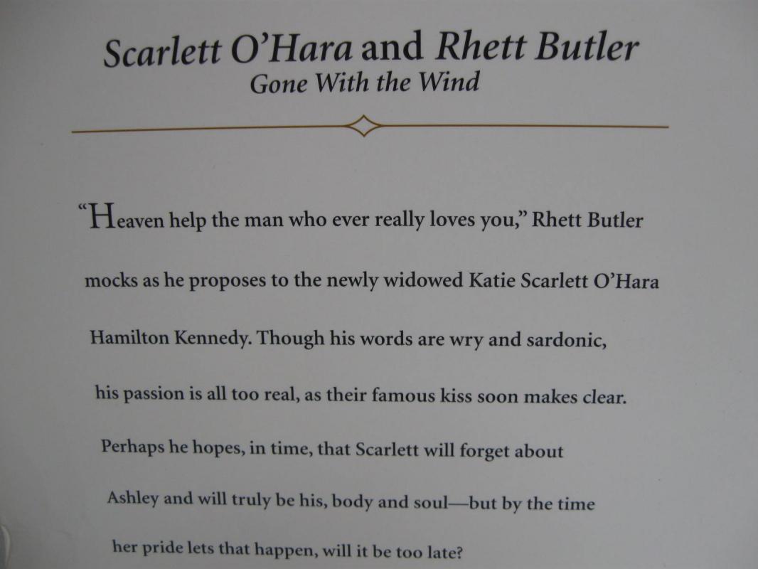 Hallmark 2006 Scarlett & Rhett Marry Me Gone With The Wind Christmas Ornament GWTW