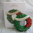 Hallmark 2012 Feliz Navidad Wreath Christmas Ornament