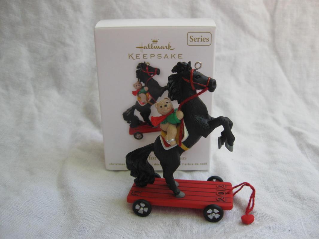 Hallmark 2012 A Pony For Christmas 15th In Series Christmas Ornament