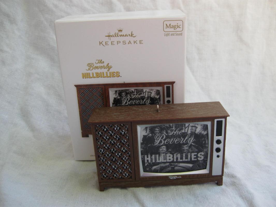 Hallmark 2012 Beverly Hillbillies Magic Light & Sound Christmas Ornaments