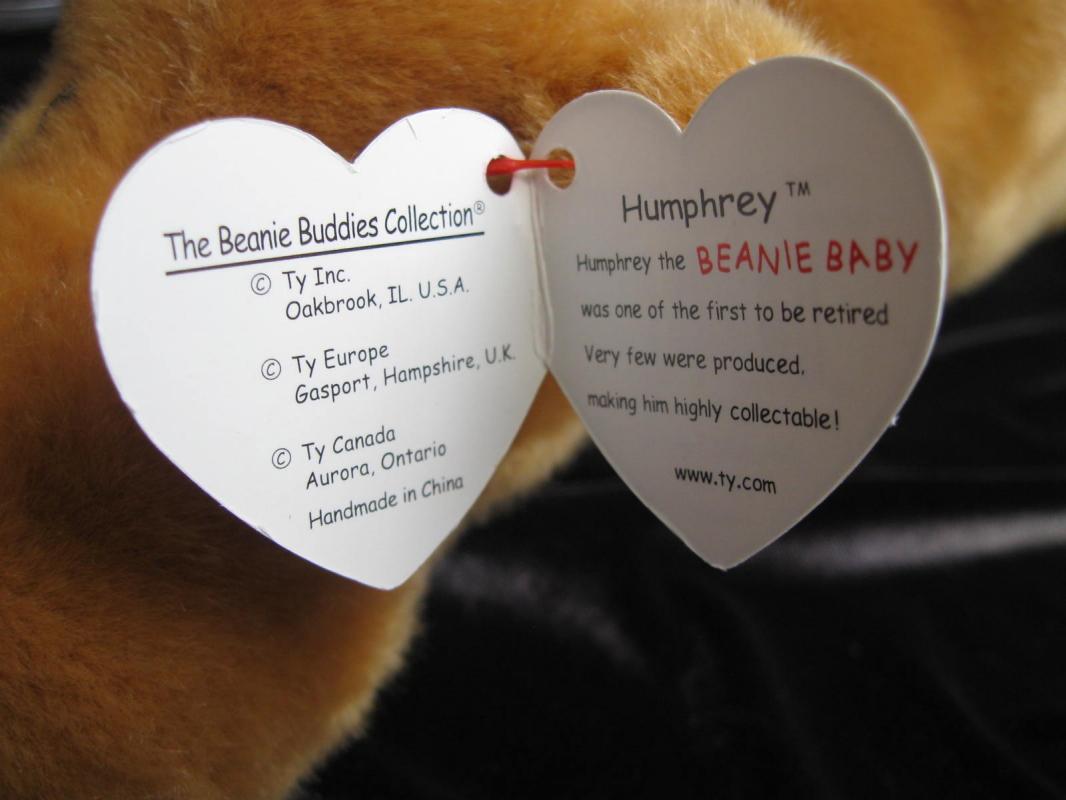 Ty Humphrey The Camel Beanie Buddy New With Tags