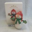 Hallmark 2011 Welcome Friends Snowman Ornament