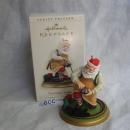 Hallmark 2006 Toymaker Santa With Train Christmas Tree Ornament
