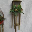 2 Sets Of Plastic Christmas Wind Chimes Lantern & Bird Cage