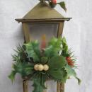 2 Sets Of Plastic Christmas Wind Chimes Lantern & Bird Cage
