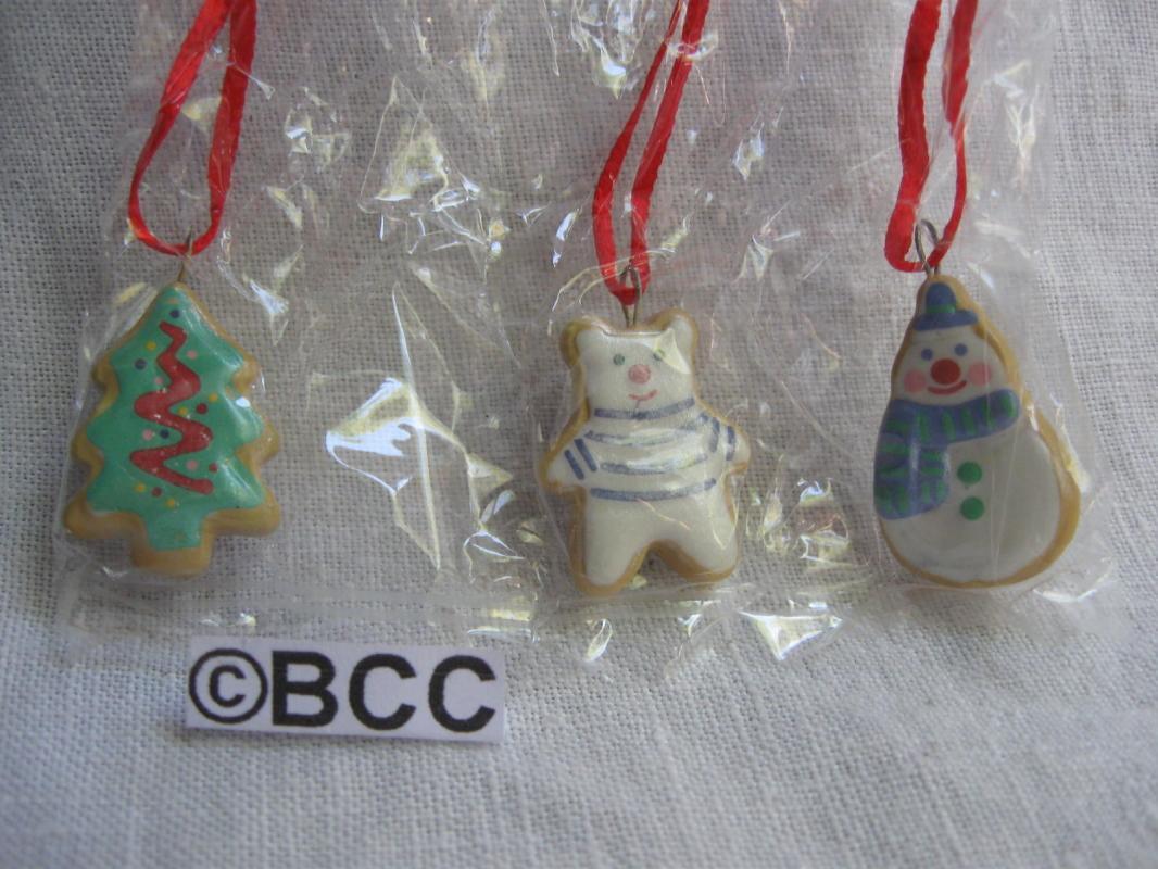 Hallmark 2002 Sweet Tooth Treats Polar Bear Cookie Jar 1st In Series 4 Christmas Ornaments