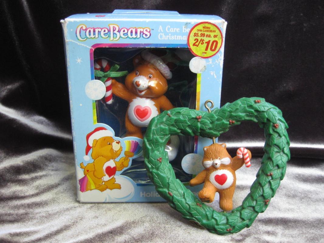 2 Tenderheart Care Bear Christmas Ornaments 1is American Greetings 2004