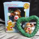2 Tenderheart Care Bear Christmas Ornaments 1is American Greetings 2004