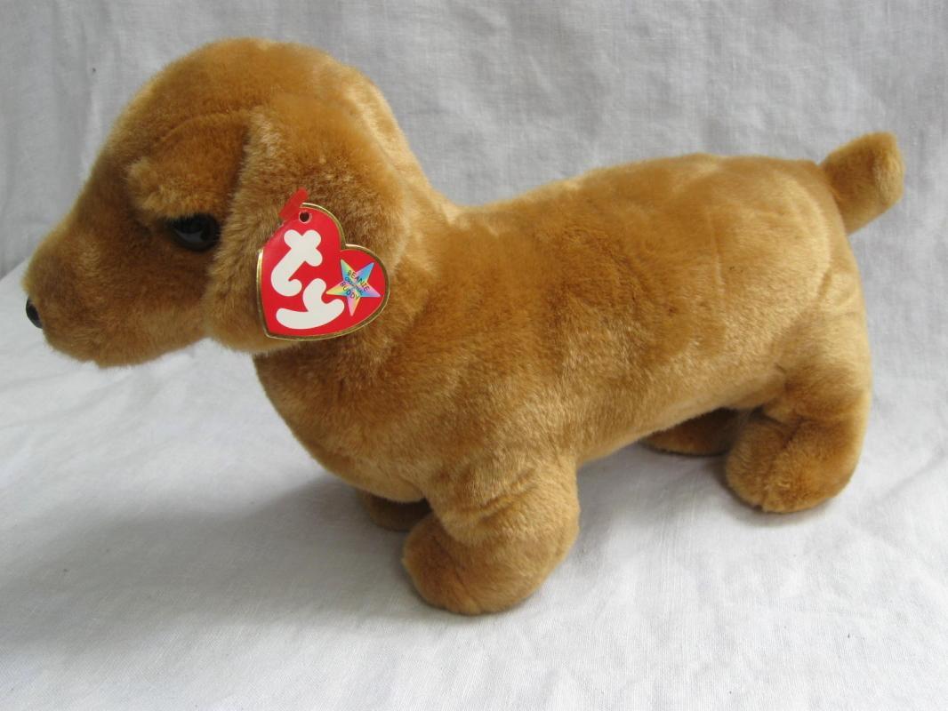 Ty Weenie The Dachshund Puppy Dog Retired Beanie Buddy