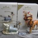 Hallmark 2007 Nature's Sketchbook & Peaceful Aminals VIP Lot Of 2 Ornaments