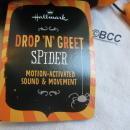Hallmark 2013 Halloween Drop N' Greet Spider Magic Motion & Sound Activated New
