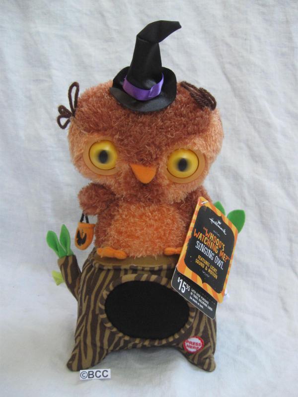 Hallmark 2013 Who's Watching Me Owls In Tree Animated Magic Sound & Motion