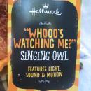 Hallmark 2013 Who's Watching Me Owls In Tree Animated Magic Sound & Motion