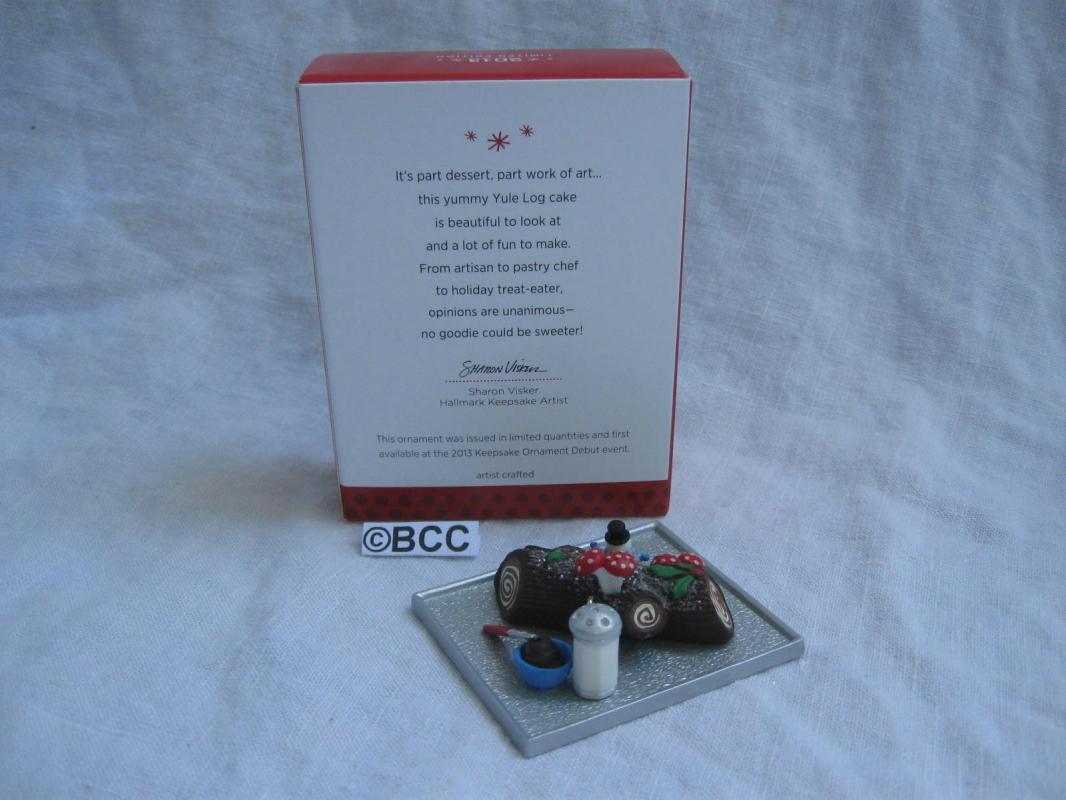 Hallmark 2013 Season's Treatings Yummy Yule Log Cake Limited Quantity Keepsake Christmas Ornament