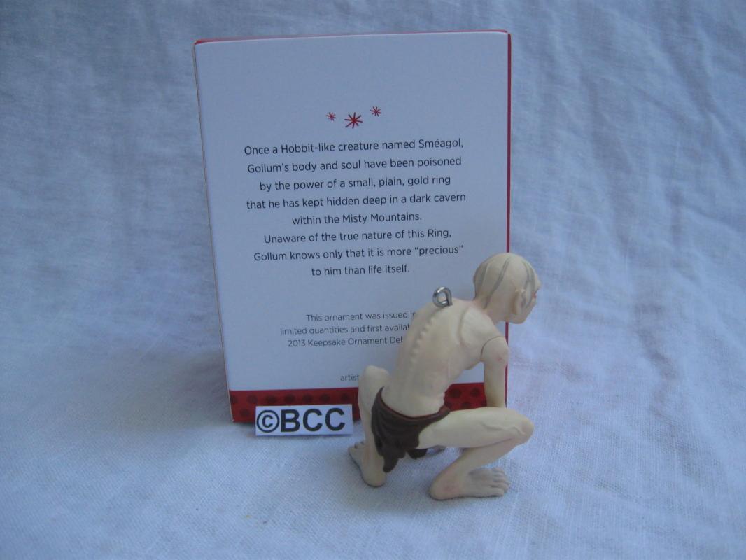 Hallmark 2013 Gollum The Hobbit Limited Quantity Keepsake Christmas Ornament