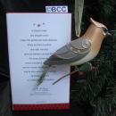 Hallmark 2013 Cedar Waxwing 9th In The Beauty Of Birds Series Keepsake Christmas Ornament