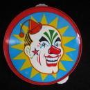 Vintage Halloween Clown Tambourine Plus Blue & White Tamborine Lot Of 2