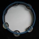 Vintage Halloween Clown Tambourine Plus Blue & White Tamborine Lot Of 2