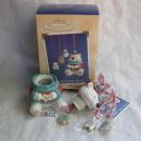 Hallmark 2002 Sweet Tooth Treats Polar Bear Cookie Jar 1st In Series 4 Christmas Ornaments