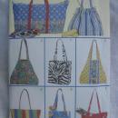 New Butterick 5451 Cary All Bags Purses Sewing Pattern