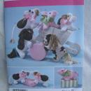 New Simplicity 2299 Cow Pig Pony Stuffed Animals Sewing Pattern