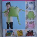 Simplicity 2197 Frog Ladybug Bumble Bee Monkey Bug Pillow Sewing Pattern