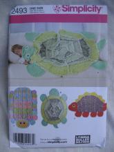New Simplicity 2493 Turtle Caterpillar Dinosaur Rag Quilt Blanket Sewing Pattern