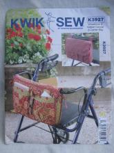 New Kwik Sew K3927 3927 Wheelchair & Walker Carryall & Carrier Bag Sewing Pattern