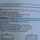 New Kwik Sew K3927 3927 Wheelchair & Walker Carryall & Carrier Bag Sewing Pattern
