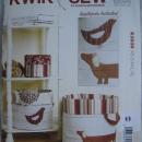 New Kwik Sew K3938 3938 Nora's Nesting Baskets In 5 Sizes Sewing Pattern