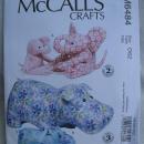 New McCall's Crafts M6484 6484 Hippo & Elephant Stuffed Animal Toys Sewing Pattern