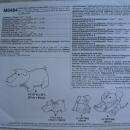 New McCall's Crafts M6484 6484 Hippo & Elephant Stuffed Animal Toys Sewing Pattern