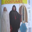 Easy McCall's M5957 5957 Men's Misses' Cape Robe Hood Lord Of The Rings Renaissance Halloween Costume Sewing Pattern