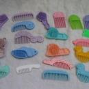 Lot of My Little Pony 3 Miniature + Accessories Combs Brushes Hair Clips & More
