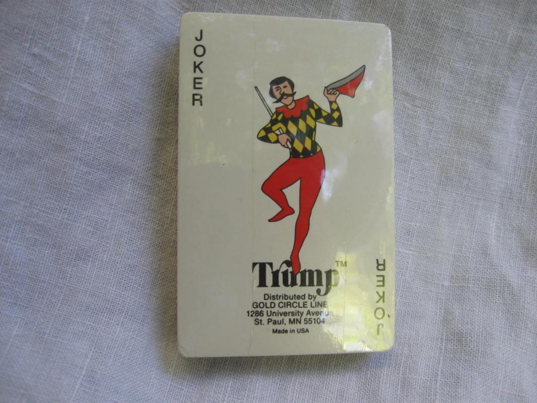 New Sealed Deck Abstract Modern Trees Playing Cards