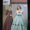 New Simplicity 7312 Misses' Civil War GWTW Dresses Halloween Costume Sewing Pattern Size 10 12 14