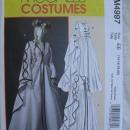 New McCalll's m4997 4997 Misses' Dress Renaissance Medieval Juliet Halloween Costume Sewing Pattern Size 14 16 18 20