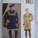 New Butterick BP204 204 Men's Top Renaissance Medieval Romeo Halloween Costume Sewing Pattern Size Xl XXl XXXl