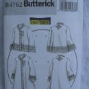 New Butterick B4762 4762 Misses' Jacket Coat Civil Wart Halloween Costume Sewing Pattern Size 14 16 18 20