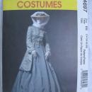 New McCall's M4697 4697 Misses' Coat Skirt Shawl Civil War Halloween Costume Sewing Pattern Size 14 16 18 20