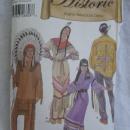 New Simplicity 5446 Misses' Men's Teens Native American Indian Halloween Costume Sewing Pattern Size XS S M L XL