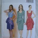 New Butterick B5811 5811 Misses' Fitted Dress & Peplum Sewing Pattern Size 14 16 18 20 22
